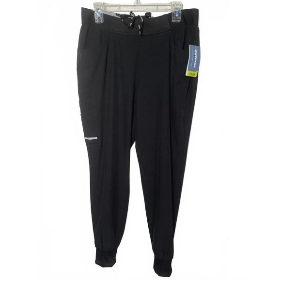 Skechers by Barco Scrub Pants Women's L Black Vitality Collection Sporty New NWT - Picture 9 of 9